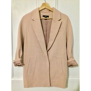 Blush Oversized Relaxed Blazer